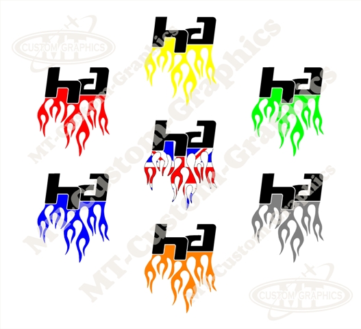 High Alpha "HA" Flamed graphics