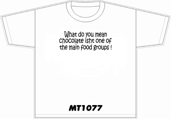 What do you mean chocolate isnt one of the main food groups