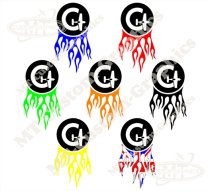 Global-RC Flamed Logo