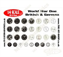 1/4 Scale WW1 British & German Set of Instrument