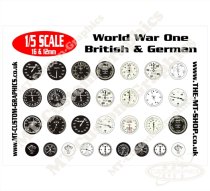 1/5 Scale WW1 British & German Set of Instrument